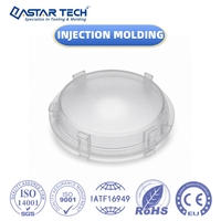 Cache de lampe UV en plastique moulé sur mesure, protection transparente en PC pour base de robot domestique