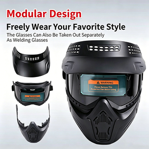 Máscara de Soldadura Automática Harley con Cambio de Luz, Antideslumbrante y Anti-quemaduras, Máscara <span class=keywords><strong>Facial</strong></span> Completa para <span class=keywords><strong>Soldador</strong></span> - Product Image 2