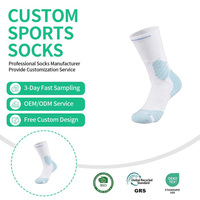 Chaussettes pour hommes respirantes, en jacquard uni imprimé, résistantes aux déchirures, pour le basketball, la course à pied, l'usage quotidien en été, design personnalisé