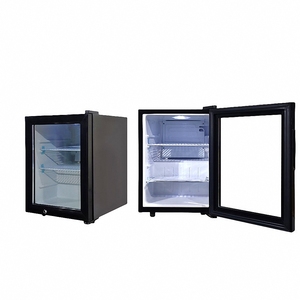 Oumeite SC35 Frigorifero Mini Espositore <span class=keywords><strong>da</strong></span> Banco 35L a Raffreddamento Diretto, Efficiente dal Punto di Vista Energetico, con Porta <span class=keywords><strong>in</strong></span> Marmo e Vetro per Bevande e Alimenti - Product Image 5