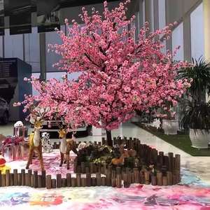 Arbre artificiel de fleurs de pêcher pour décorations intérieures et extérieures de Noël, de Pâques, pour centres commerciaux, hôtels, mariages - Cerisier - Product Image 2