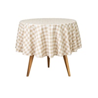 Nappe jetable en PEVA blanc beige, écologique, personnalisable, imperméable, résistante aux taches, qualité commerciale, brunch, thé