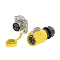 LP20 10A étanche Aviation Plug Socket Power Supply Wire Circular Flange Screw Lock 2/3/4/5/6/7Pin Connector Copper Contacts"