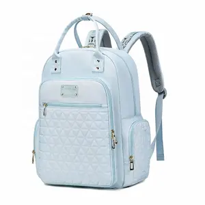 Multi Functional Baby Diaper Bag Fashion Diaper Backpack Set Quilted Mommy Diaper Bag Backpack