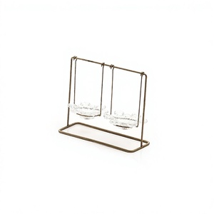 <b>Bulk</b> Iron And Acrylic Hanging <b>Candle</b> Holder For Lighting And Decoration Use Exclusive Quality Wedding <b>Candle</b> Holder - Product Image 1
