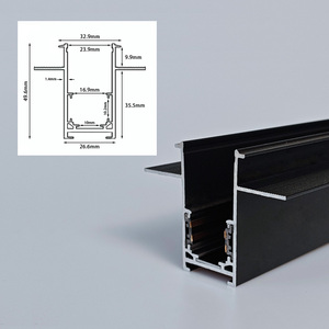 पुनर्गठित समायोज्य चुंबकीय ट्रैक गाइड, इनडोर वाणिज्यिक और घरेलू उपयोग चुंबकीय ट्रैक प्रकाश प्रणाली के लिए उपयुक्त - Product Image 5
