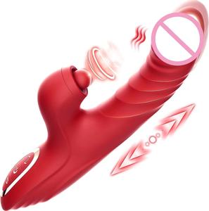 Vibrateur Lapin Magnétique USB de Haute Qualité à 10 Vitesses avec Anneau de Stimulation du Point G et Jouets Sexuels Dildo Jack - Product Image 1
