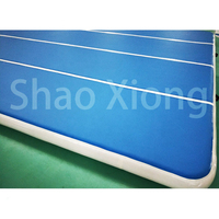 Grand tapis gonflable Airtrack de gymnastique, grands tapis de rebond gonflables à vendre