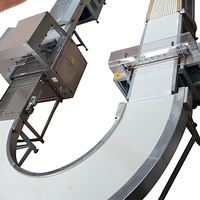 Volledig automatische productielijn voor ontbijtgranen, granola, eiwitrepen en Snickers-achtige producten, inclusief spreiden, koelen, snijden, omhullen en PLC-gestuurde TGMachine.