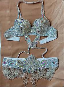 Vente flash - Ensemble de costumes de danse du ventre professionnels pour femmes, tenues de spectacle, costumes de <span class=keywords><strong>danseuse</strong></span> <span class=keywords><strong>Bollywood</strong></span>, vêtements de danse du ventre - Product Image 6