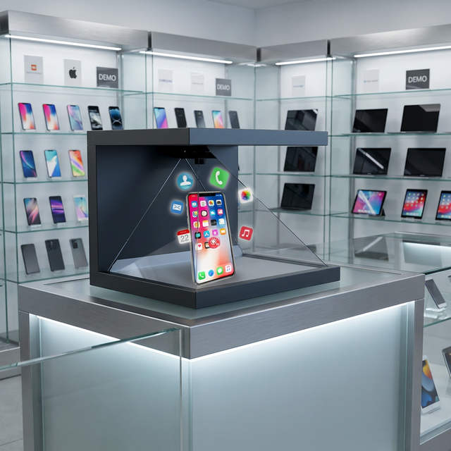 19 Inch Advertising 270 Degree 3d Holographic Display /270 Degree Holographic