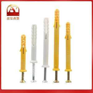 Tornillos de expansión de plástico autorroscantes extendidos para gabinetes y unidades de pared, métricos, de rosca derecha, con cabeza de platillo ranurada - Product Image 5