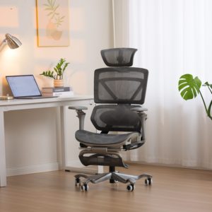 Fauteuil de bureau ergonomique intelligent et moderne avec commande vocale IA, fonction massage, accoudoirs 4D réglables et rotation à 360 degrés - Product Image 5