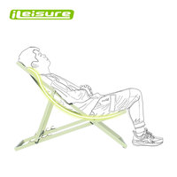 Chaise longue ajustable et pliable pour l'extérieur, design moderne, pour la piscine, la plage, le balcon, le parc et le salon