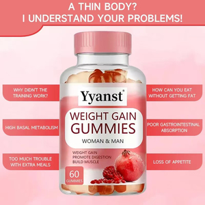 Gomitas de magnesio natural OEM/ODM 100% con BCAA y carbohidratos bajos para apoyo inmunológico y potenciador del apetito para hombres - Product Image 3