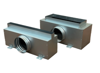 Diffuseur linéaire moderne en aluminium pour CVC avec boîte de plénum et barre de flux invisible pour une ventilation efficace des bureaux