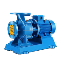 Pompe à connexion par bride à moteur triphasé pour traitement d'eau propre, série ISW, en acier inoxydable de haute qualité, basse pression, OEM