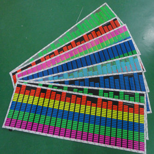 90*25 سنتيمتر el وامض سيارة ملصقا سيارة ملصقا electroluminescent مع DC12V الصوت نشط العاكس - Product Image 3