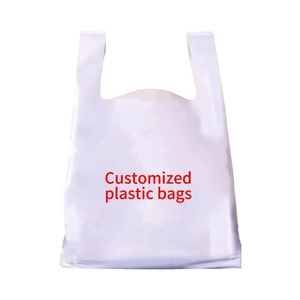 Free Design Custom Logo Colors Supermarket Shopping Plastic Bags Gravure Printing T-shirt & Vest Styles Handbags Packaging Bags