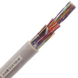 Kabel telepon tembaga telanjang 0.5mm 15 30 25 20 10 80 150 pasang kabel telepon bawah tanah Cat5e kabel lapis dalam/luar ruangan - Product Image 2