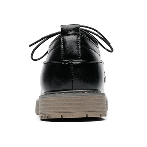 Nuevos zapatos vintage negros y de alta calidad, botas de cuero genuino para hombre, plataforma, diseño de bloque, vestido de boda, bota, ascensor, la mejor marca - Product Image 3