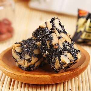 Huanglaowu Nut Snack, confiserie traditionnelle chinoise, friandises sucrées, carrés <span class=keywords><strong>de</strong></span> <span class=keywords><strong>sésame</strong></span> <span class=keywords><strong>noir</strong></span>, barre <span class=keywords><strong>de</strong></span> bonbons aux cacahuètes, 600g - Product Image 5