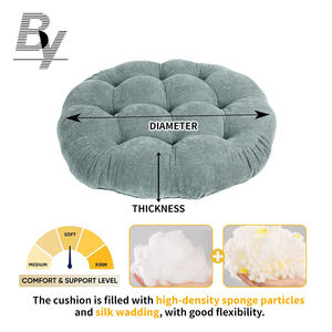 Tekliminder 50x50 acolchado interior/exterior silla cojines piso almohadas sala de estar balcón asiento cojines almohada para silla piso - Product Image 2