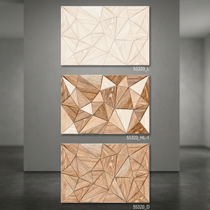 Azulejos de pared digitales Última impresión 3D Diseño decorativo de 300x450mm para paredes interiores y exteriores de baño Acabado brillante - Product Image 6