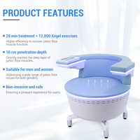 Chaise de soins privés à stimulation musculaire du plancher pelvien, nouvelle technologie