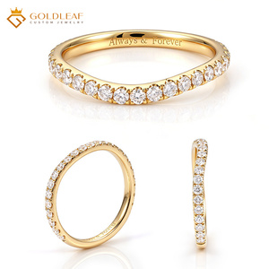 Goldleafgem Fine Custom 1CT 2CT 3CT Cut Lab Grown Diamond 10k 14k 18k IGI Certified Engagement Wedding Anniversary Party <b>Ring</b> - Product Image 2