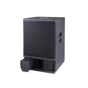Guangzhou Morin Caton Fair Style Plywood Wooden Box 1200Watt Super Bass Professional Active Stage Speaker Subwoofer