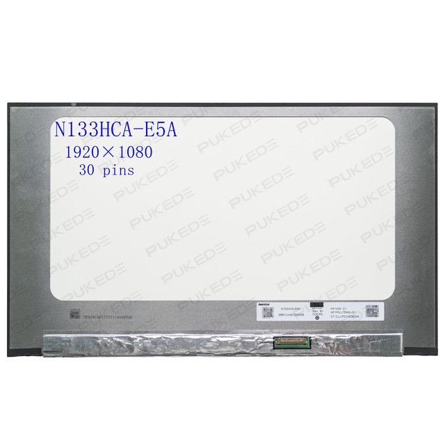 13.3'' IPS Laptop LCD Screen N133HCA-E5A B133HAN06.7 for HP EliteBook 830 G7 G8 Display Matrix Replacement FHD 1920x1080 30pins
