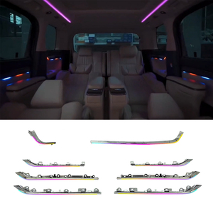 Kit d'éclairage d'ambiance amélioré pour Toyota Alphard/Vellfire LHD/RHD 2015-2023, accessoires de garniture lumineuse LED intérieure Vellfire - Product Image 1