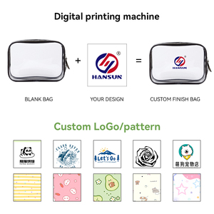 Sac fourre-tout cosmétique en PVC pochette de maquillage transparente orange pour l'été plage voyage organisateur soins de la peau stockage de toilette - Product Image 2