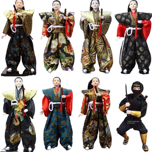 Muñeca <span class=keywords><strong>Samurai</strong></span> Japonesa para Decoración del Hogar y Hotel, Decoración Navideña Pintada a Mano para <span class=keywords><strong>Restaurante</strong></span> Barbacoa Isakaya - Product Image 4