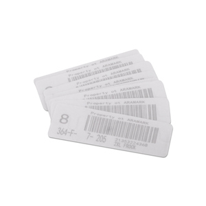 Etiqueta de Tela Suave RFID Impermeable Imprimible con Código de Barras, Etiqueta Inteligente de Largo Alcance de 860-960 Mhz para Gestión de Ropa Hospitalaria - Product Image 5