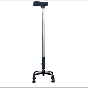 Canne à quatre pieds réglable en acier pour la rééducation des personnes âgées - Product Image 3