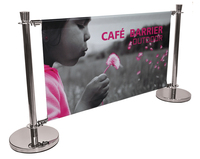 Barrière de file d'attente en acier inoxydable Xuxuan de haute qualité pour café