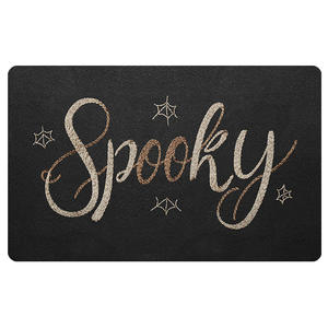 Alfombra de baño con dibujos animados de Halloween, rectangular, absorbente, de secado rápido, antideslizante, para el área del baño y el inodoro - Product Image 5