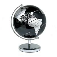 Globo Terráqueo Decorativo de 6 Pulgadas, Metálico y de Plástico, con Bloques de Color, Giratorio, para Decoración de Hogar/Oficina, Regalo al por Mayor