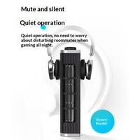 Refroidisseur pour ordinateur portable de jeu Oimaster CF-1691, base de refroidissement à haut débit d'air avec support de ventilateur USB