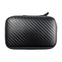Tournevis de voyage multifonction en plastique, étui EVA étanche et antichoc, couverture rigide avec fermeture éclair, noir, marque personnalisée, outil essentiel
