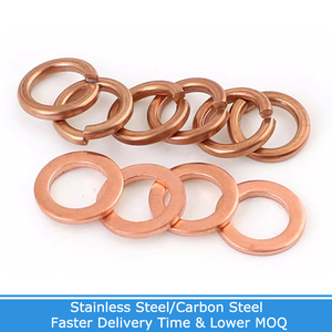 T2 Tím đồng phosphor Đồng hạt Hex Hạt máy giặt, máy giặt mùa xuân Đồng điện phân màu đỏ đồng dẫn điện Hex hạt - Product Image 3