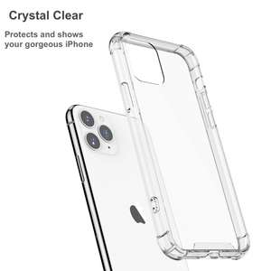 Nouveau arrivé clair bords renforcés TPU pare-chocs anti-rayures étui de téléphone pour <span class=keywords><strong>iphone</strong></span> <span class=keywords><strong>12</strong></span> - Product Image 3