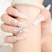 Faux ongles à presser en gros de haute qualité, poudre acrylique pour ongles, capsules d'ongles Gel X, emballage pour faux ongles