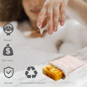 Venta al por mayor <span class=keywords><strong>Bolsas</strong></span> <span class=keywords><strong>de</strong></span> jabón <span class=keywords><strong>de</strong></span> <span class=keywords><strong>ganchillo</strong></span> Exfoliante Cordón Natural Sisal Bolsa <span class=keywords><strong>de</strong></span> jabón Bolsa <span class=keywords><strong>de</strong></span> ahorro Bolsa <span class=keywords><strong>de</strong></span> barra <span class=keywords><strong>de</strong></span> jabón <span class=keywords><strong>de</strong></span> malla <span class=keywords><strong>para</strong></span> la ducha - Product Image 2