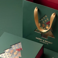 Boîte cadeau de luxe ODM pour les fêtes avec couvercle à rabat magnétique et fermeture magnétique pour logo personnalisé, commande en gros et cadeaux de Noël