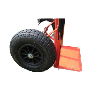 HT2402 Zware Stalen Hand Truck Dolley Hand Kar Met Laadvermogen 300Kg 13X4 Inch Pneumatische wiel - Product Image 5