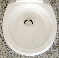 Toilette portable en plastique haute résistance pour la protection de l'environnement, toilette extérieure, WC mobile, chasse d'eau chimique, siphon en S