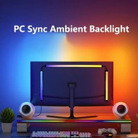 Dailu RGB - Retroiluminación Sincronizada con Pantalla de PC, USB 5V, Luz Ambiental Inteligente, Tira de Luces LED para Juegos, Sincronización con Monitor de Ordenador